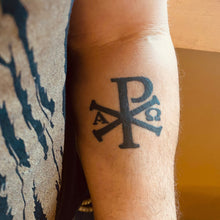Load image into Gallery viewer, Chi Rho Tattoo Design