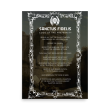 Load image into Gallery viewer, Sanctus Code Poster