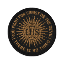 Load image into Gallery viewer, IHS Embroidered patches - Sanctus Co.