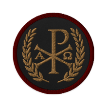 Load image into Gallery viewer, Roman Chi Rho Embroidered patches - Sanctus Co.