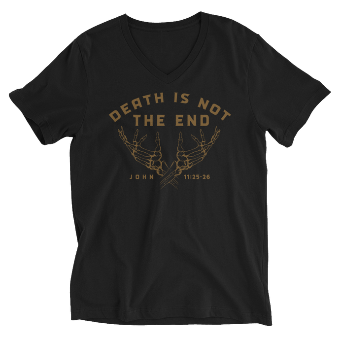 Death is not the end V-Neck - Sanctus Supply Co.
