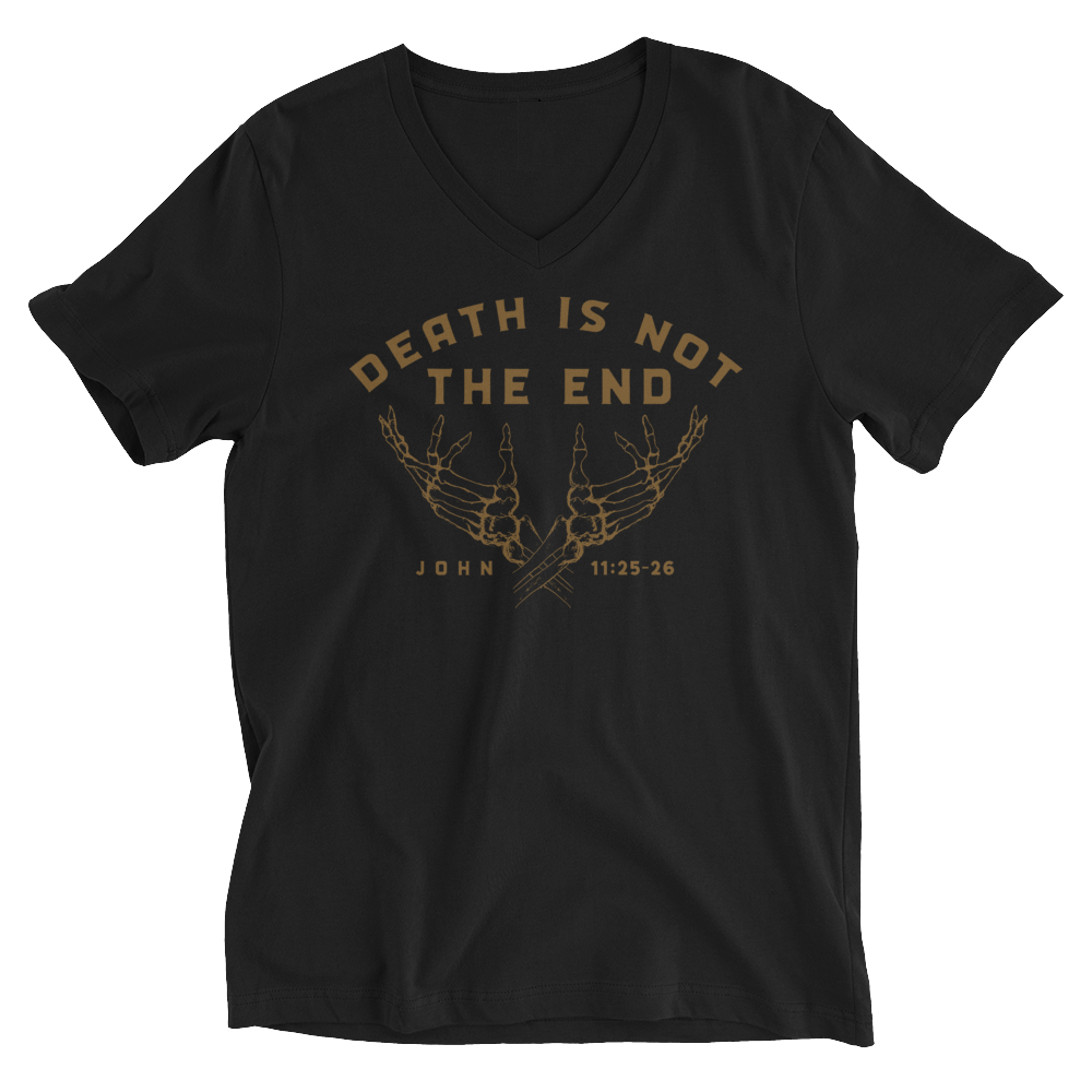 Death is not the end V-Neck - Sanctus Supply Co.