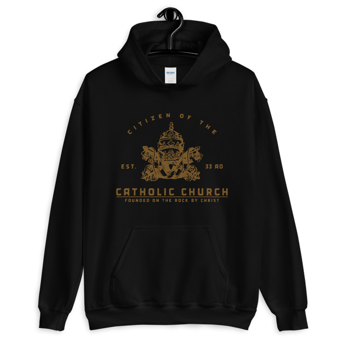 Catholic Citizen Hooded Sweatshirt - Sanctus Supply Co.