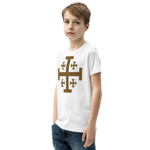 Load image into Gallery viewer, Jerusalem Cross Kids Tee - Sanctus Supply Co.