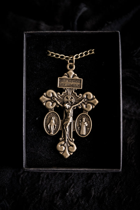 Pardon Crucifix Necklace