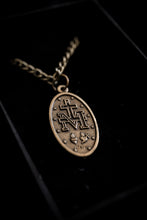 Load image into Gallery viewer, Aged Brass Miraculous Medal - 1&quot;