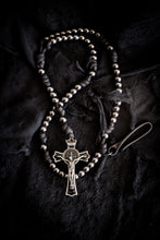 Load image into Gallery viewer, Sanctus Open Carry Belt Rosary  MKIII - Black &amp; Gunmetal