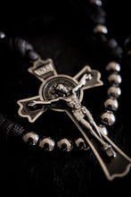Load image into Gallery viewer, Sanctus Open Carry Belt Rosary  MKIII - Black &amp; Gunmetal