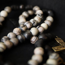 Load image into Gallery viewer, Sanctus Co X Holy Armament Special Edition Rosary (XL) - Zebra Jasper - Sanctus Co.