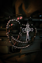 Load image into Gallery viewer, Sanctus Open Carry Belt Rosary  MKIII - Black &amp; Gunmetal