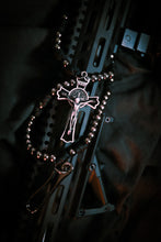 Load image into Gallery viewer, Sanctus Open Carry Belt Rosary  MKIII - Black &amp; Gunmetal