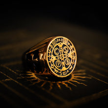 Load image into Gallery viewer, Men&#39;s St. Benedict Ring