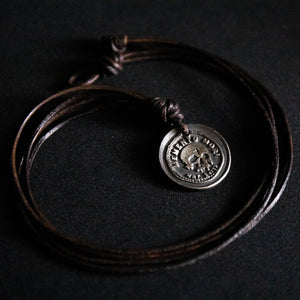 Memento Mori .999 Fine Silver Coin Necklace