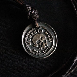 Memento Mori .999 Fine Silver Coin Necklace