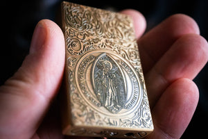 St. Benedict Butane Pocket Lighter