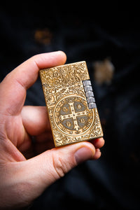 St. Benedict Butane Pocket Lighter