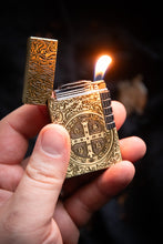 Load image into Gallery viewer, St. Benedict Butane Pocket Lighter