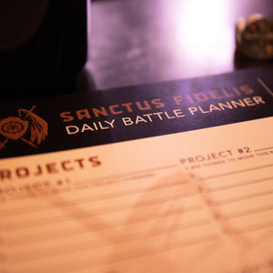 Sanctus Fidelis Daily Battle Planner Notepad