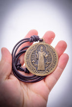 Load image into Gallery viewer, St. Benedict Medallion - XL