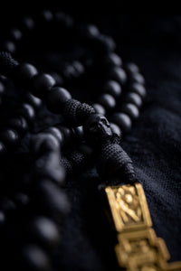 Lightweight Golgothan Rosary - Black Polymer