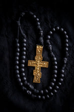 Load image into Gallery viewer, Lightweight Golgothan Rosary - Black Polymer