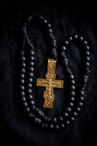 Lightweight Golgothan Rosary - Black Polymer