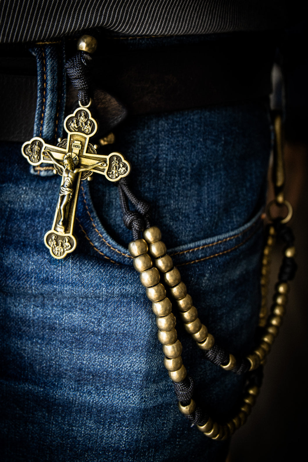 Sanctus Open Carry Belt Rosary