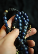 Load image into Gallery viewer, Limited Edition Apostolic Belt Rosary - Lapis Lazuli Stone and Brass