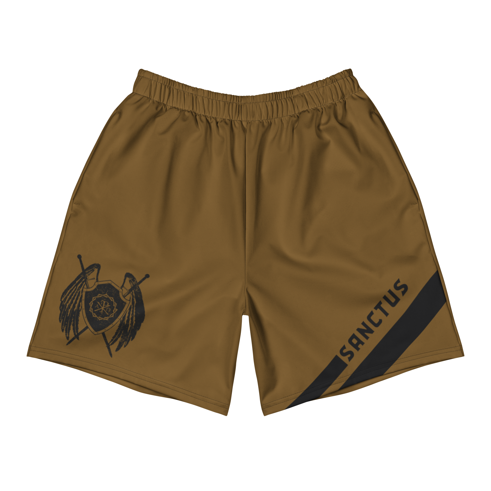 SANCTUS All-Over Print Unisex Athletic Long Shorts | Sanctus Co.