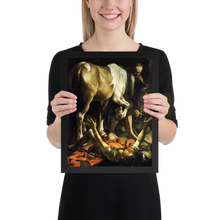 Load image into Gallery viewer, Conversion on the Way to Damascus (Caravaggio) - Framed Print