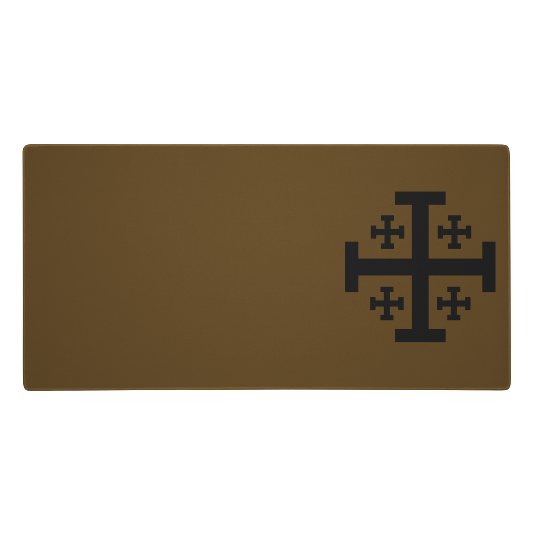 Jerusalem Cross Gaming Mouse Pad