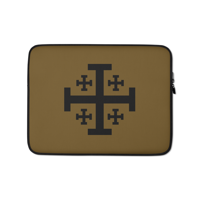 Jerusalem Cross Laptop Sleeve