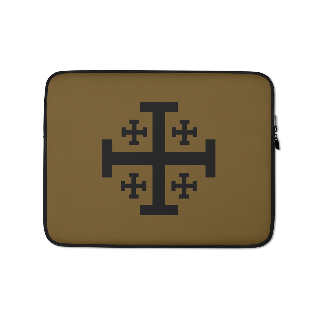 Jerusalem Cross Laptop Sleeve