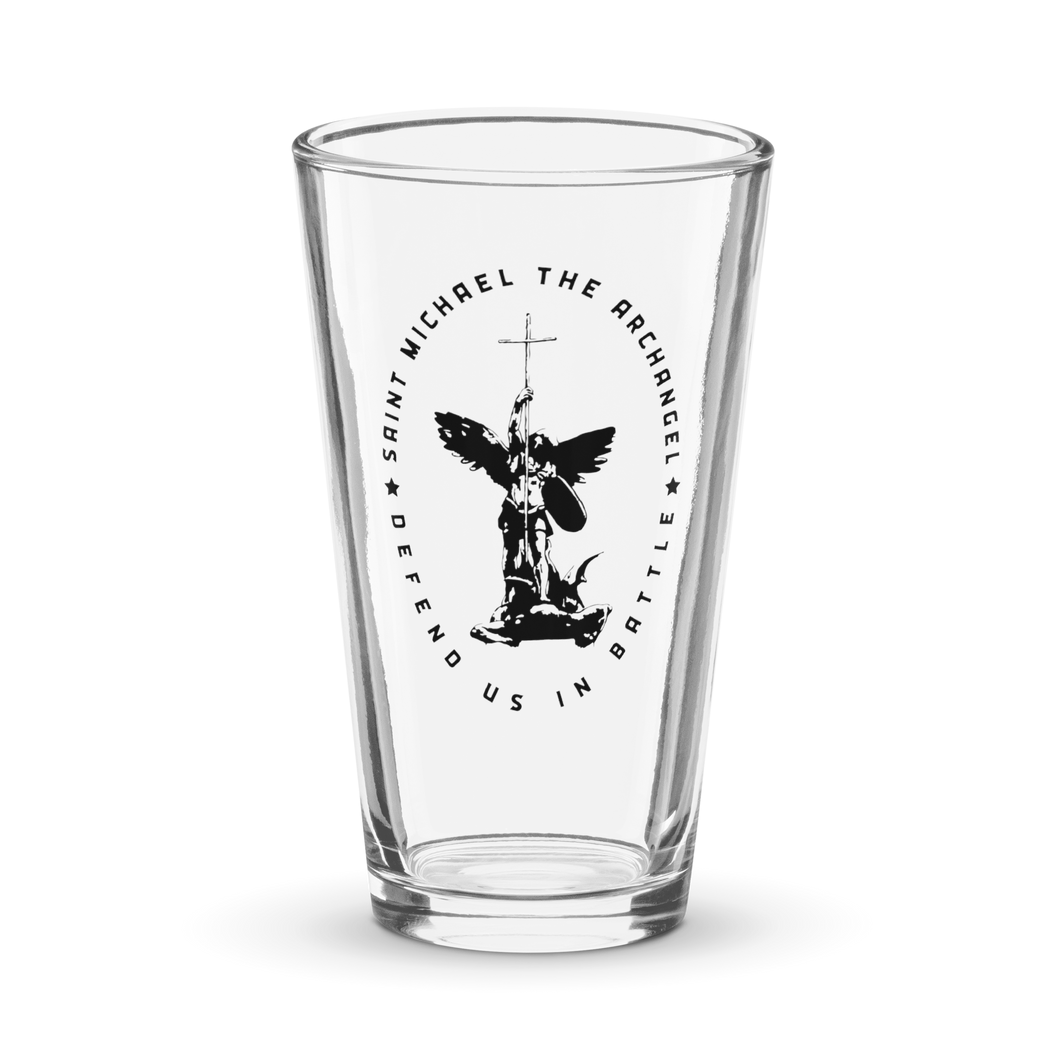 St. Michael Pint Glass