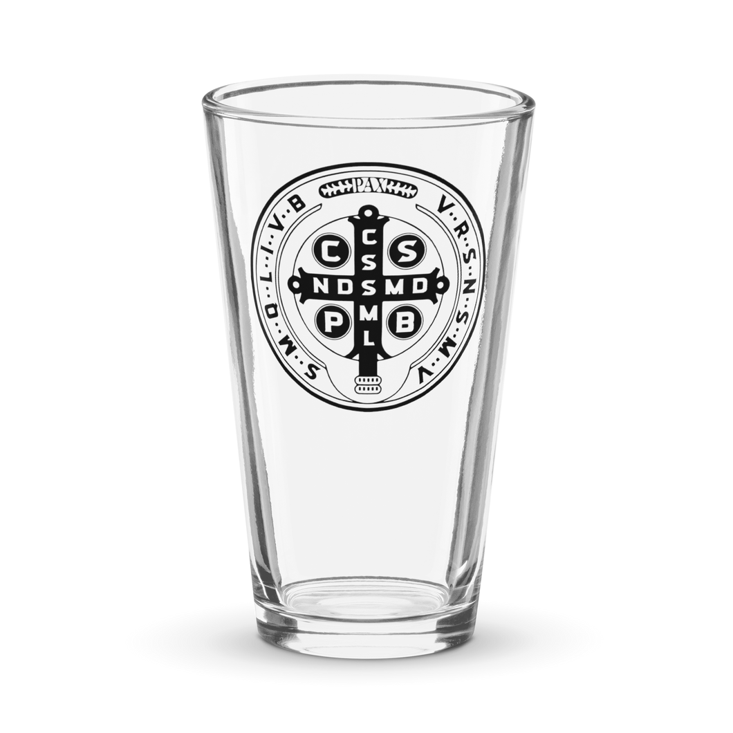 St Benedict Pint Glass
