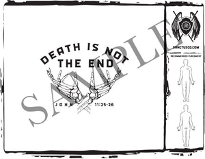 Death is Not the End Tattoo Design