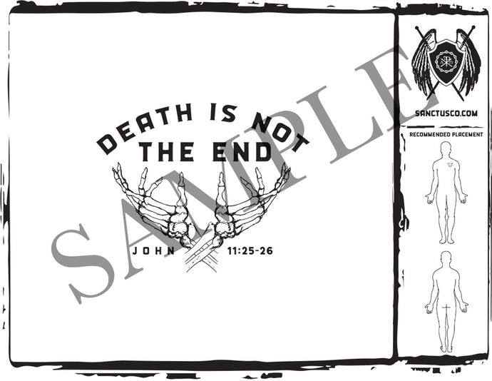 Death is Not the End Tattoo Design
