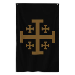 Jerusalem Cross Flag - Sanctus Co.