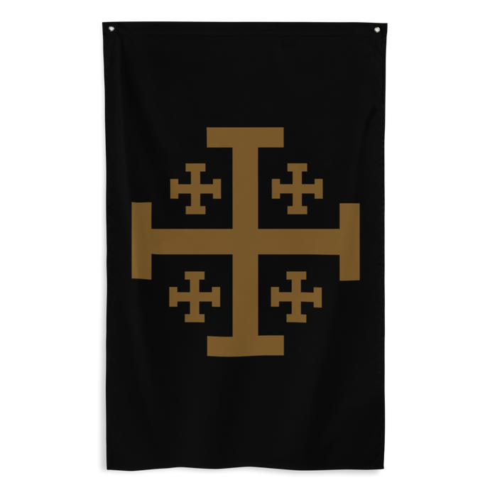Jerusalem Cross Flag - Sanctus Co.