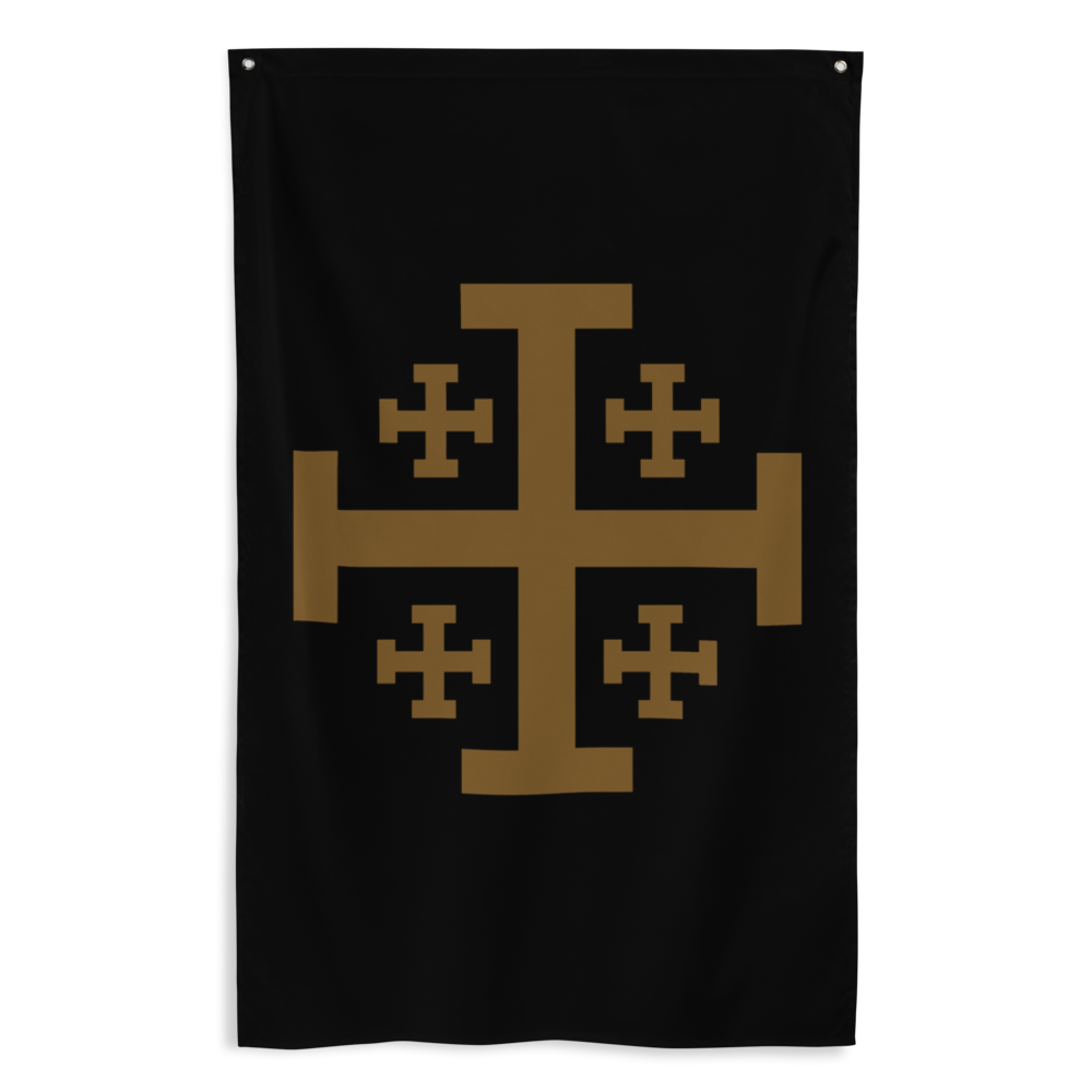 Jerusalem Cross Flag - Sanctus Co.