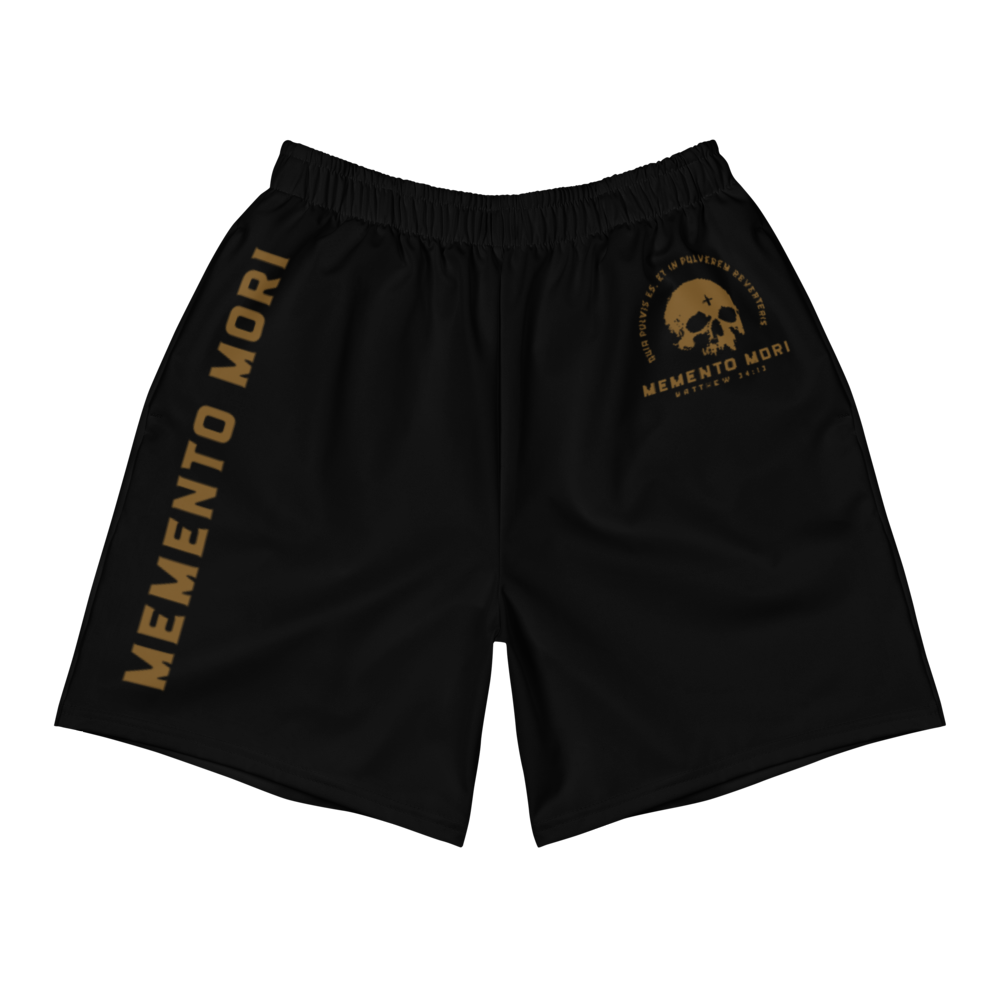 Memento Mori Men's Athletic Shorts - Sanctus Supply Co.