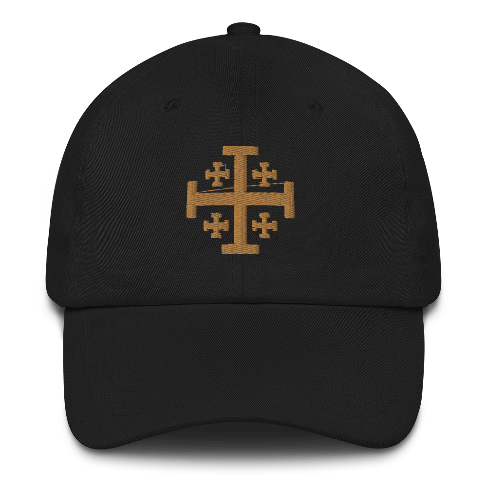 Jerusalem Cross Classic Dad hat Sanctus Co