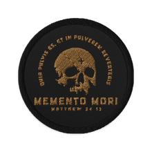 Load image into Gallery viewer, Memento Mori Embroidered patches - Sanctus Co.