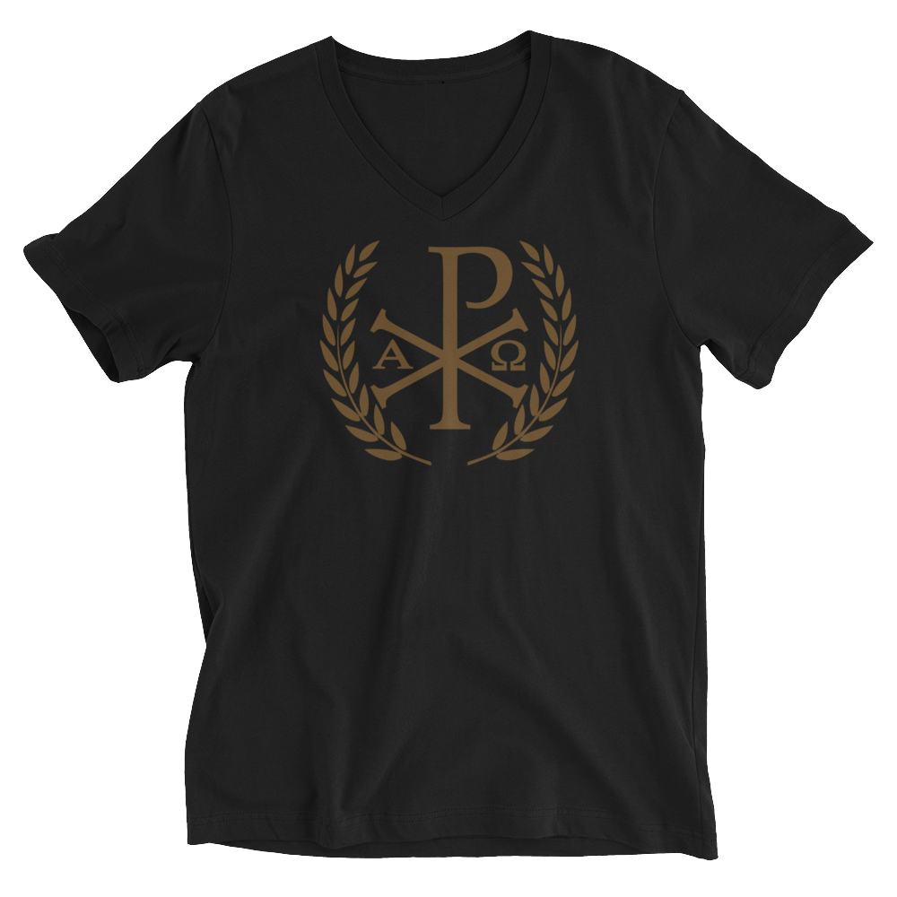 Chi Rho 2 V-Neck - Sanctus Supply Co.