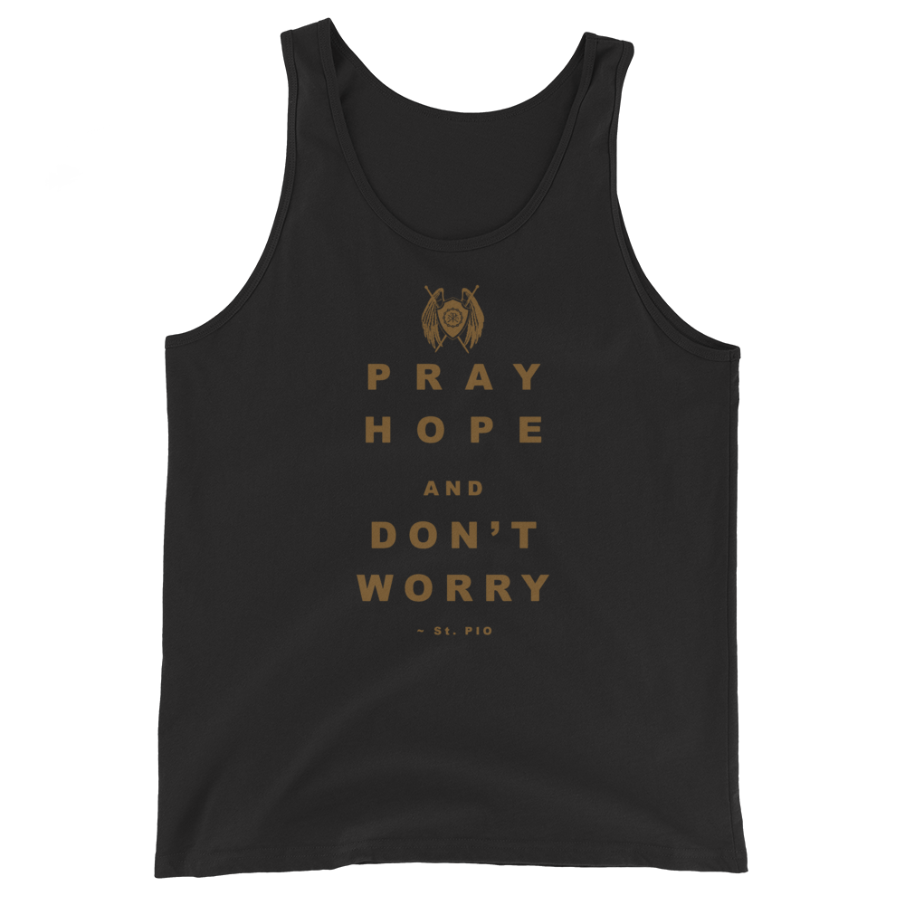 St. Pio Tank Top - Sanctus Supply Co.