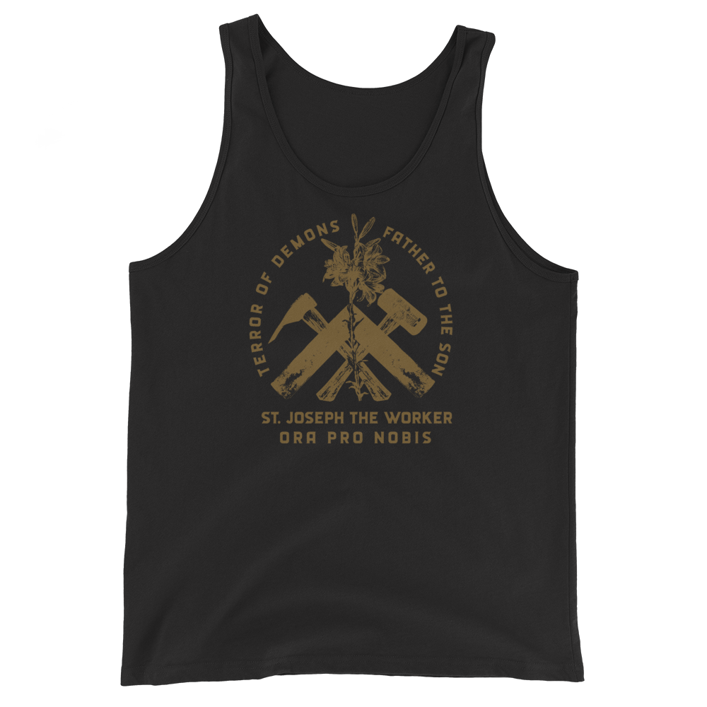 St. Joseph the Worker Tank Top - Sanctus Supply Co.