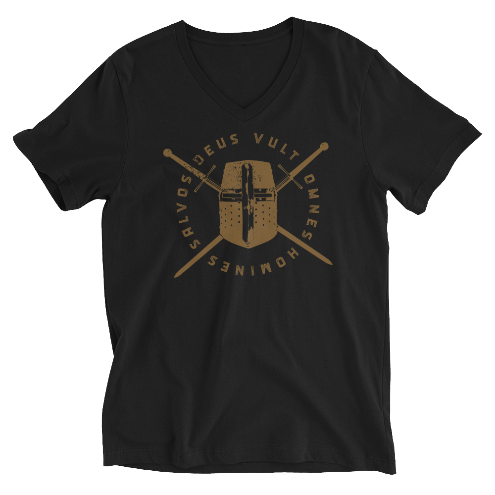 Knight Helm V-Neck - Sanctus Supply Co.