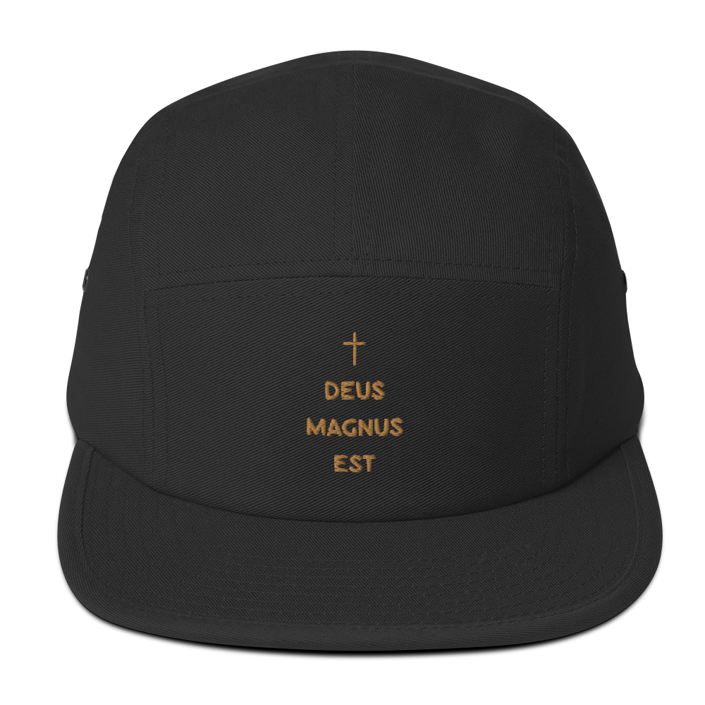 Deus Magus Est Five Panel Cap - Sanctus Supply Co.