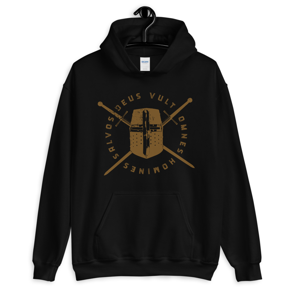 Knight's Helm Hoodie - Sanctus Supply Co.