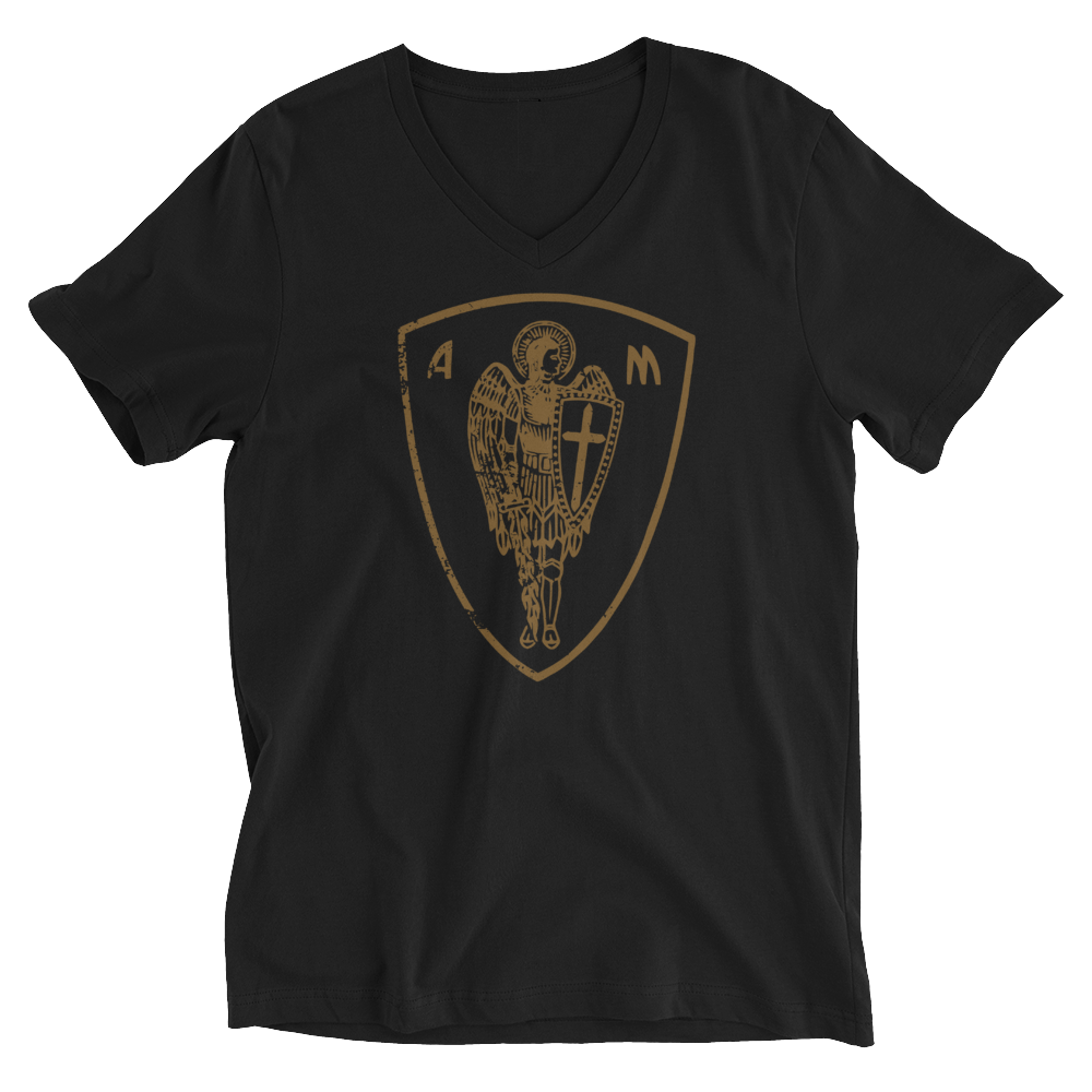 St. Michael 2 V-Neck - Sanctus Supply Co.